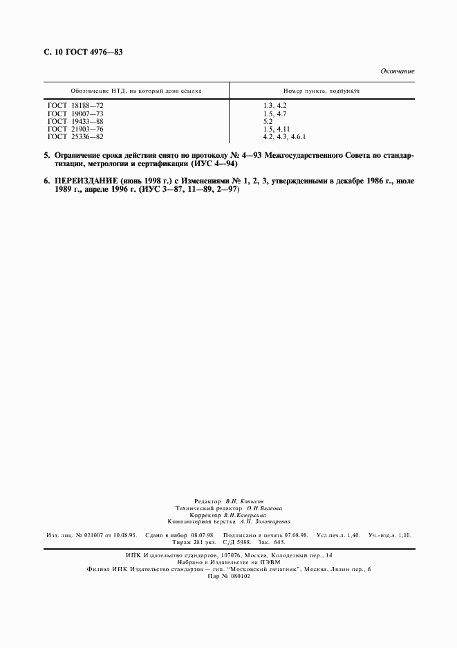 Страница 11 ГОСТ 4976-83