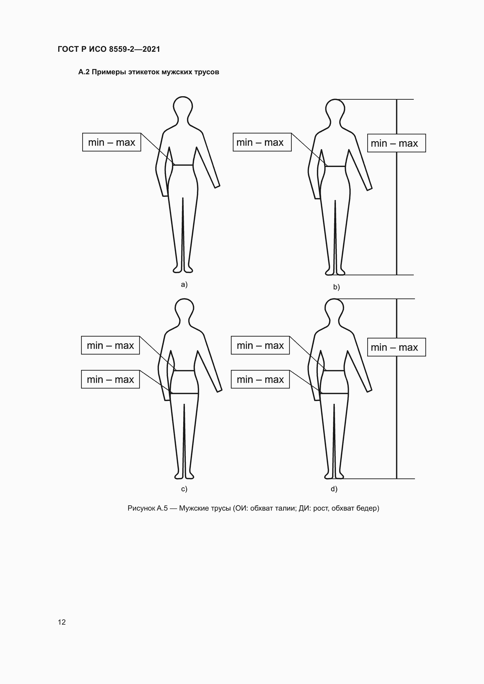 Страница 16 ГОСТ Р ИСО 8559-2-2021