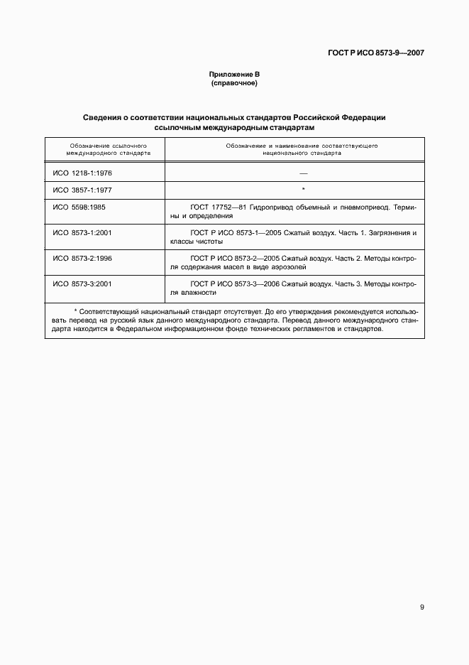 Страница 13 ГОСТ Р ИСО 8573-9-2007