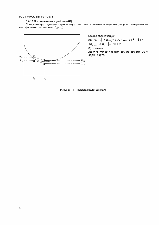 Страница 11 ГОСТ Р ИСО 9211-2-2014