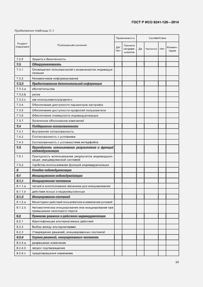 Страница 33 ГОСТ Р ИСО 9241-129-2014