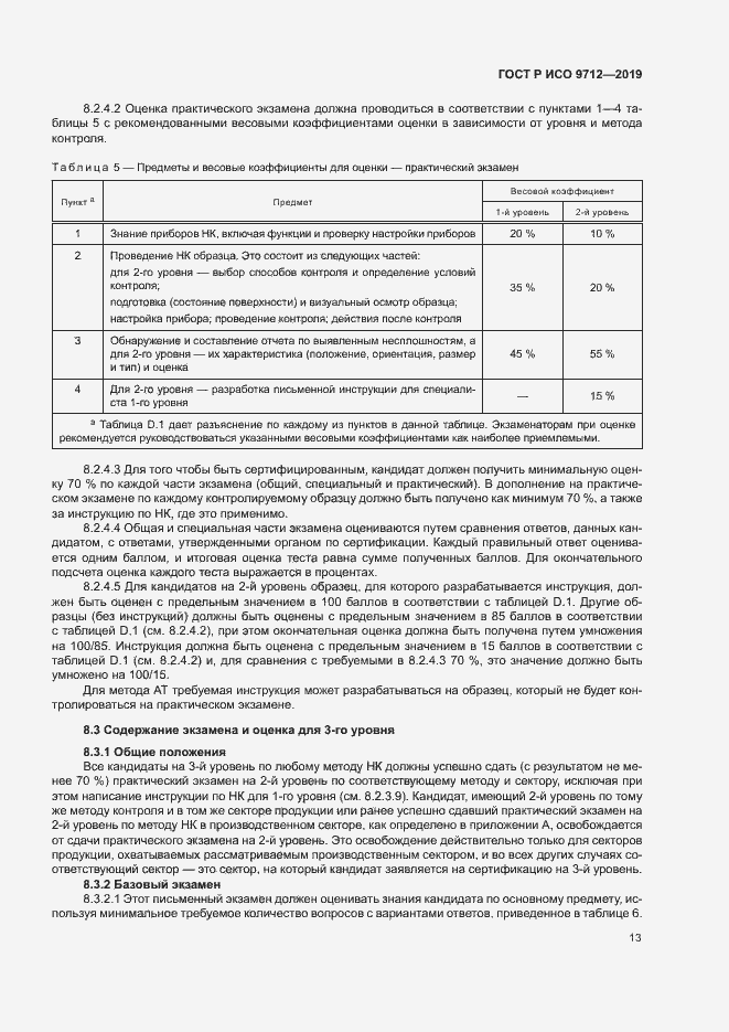 Страница 18 ГОСТ Р ИСО 9712-2019