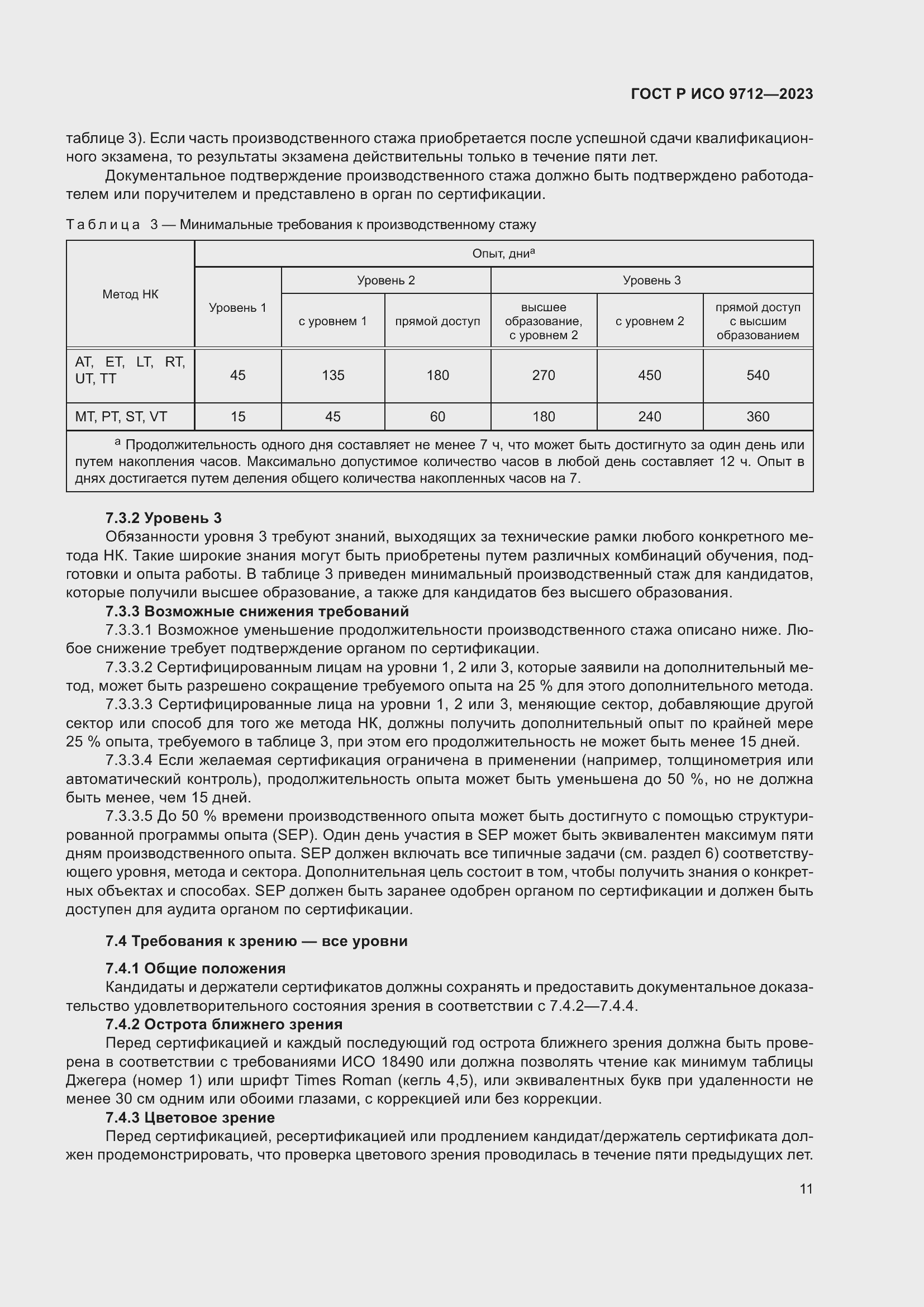 Страница 15 ГОСТ Р ИСО 9712-2023
