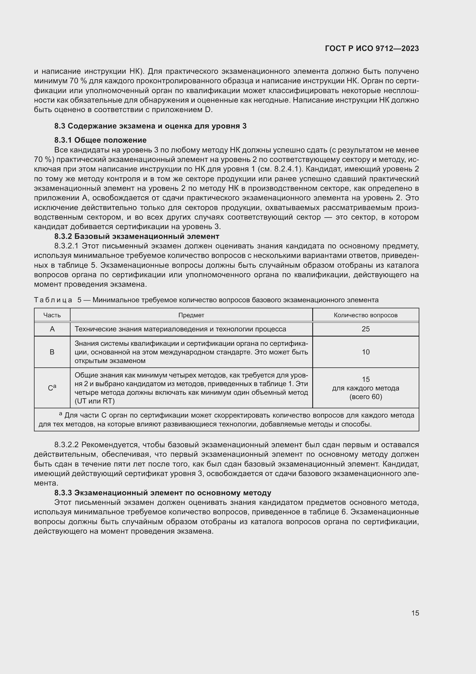 Страница 19 ГОСТ Р ИСО 9712-2023