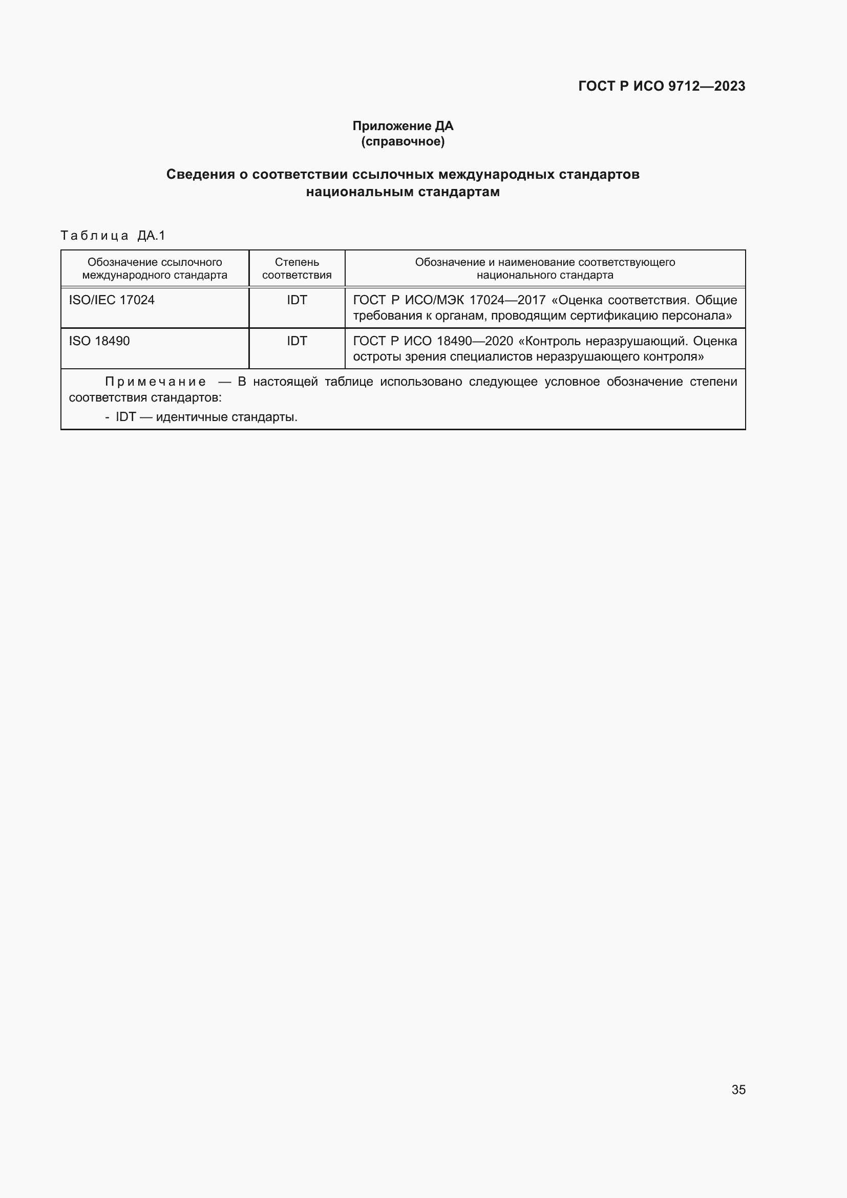 Страница 39 ГОСТ Р ИСО 9712-2023