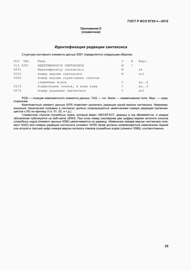 Страница 30 ГОСТ Р ИСО 9735-1-2012