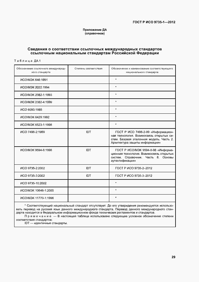 Страница 34 ГОСТ Р ИСО 9735-1-2012