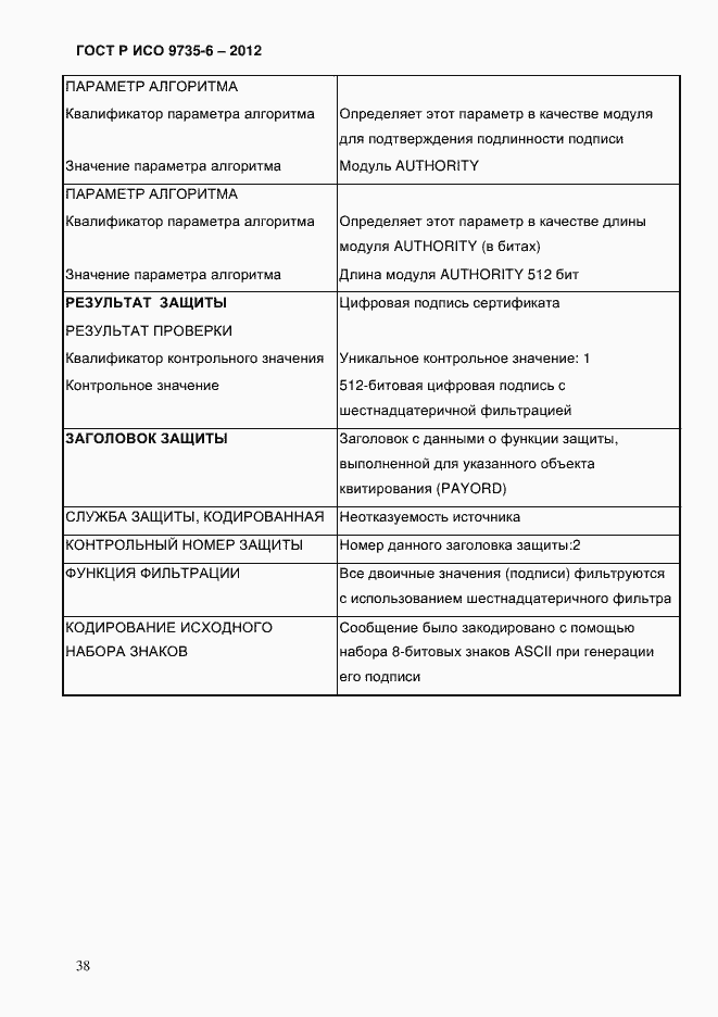 Страница 42 ГОСТ Р ИСО 9735-6-2012