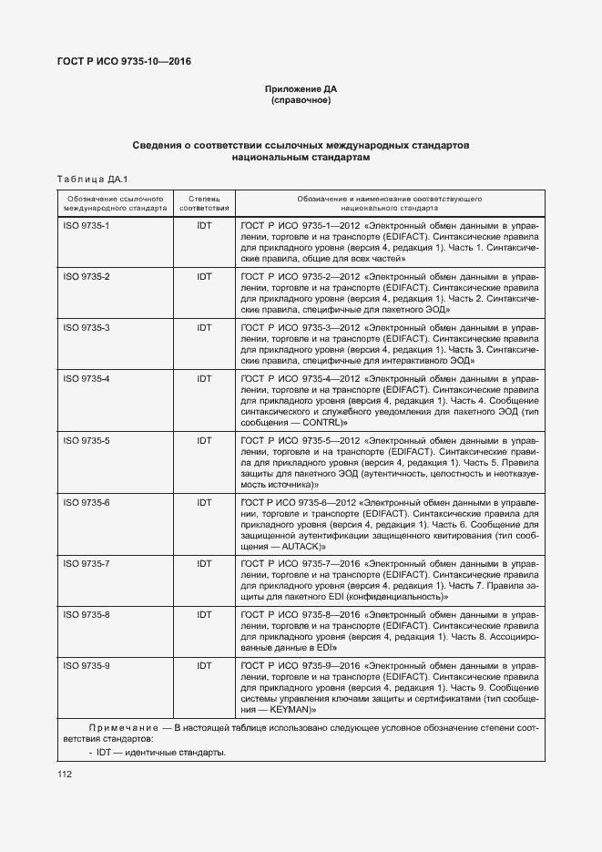 Страница 116 ГОСТ Р ИСО 9735-10-2016