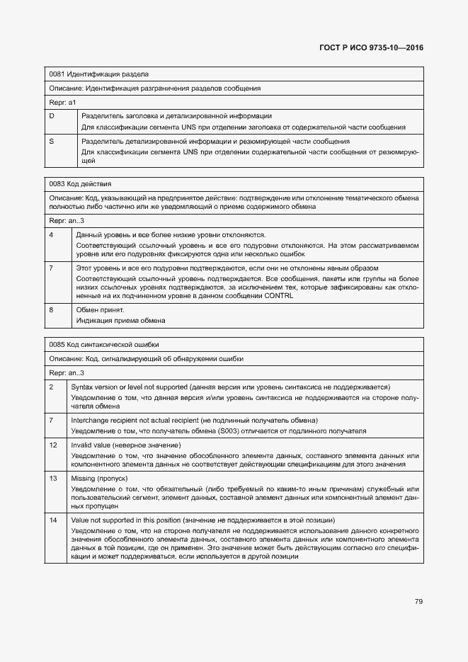 Страница 83 ГОСТ Р ИСО 9735-10-2016