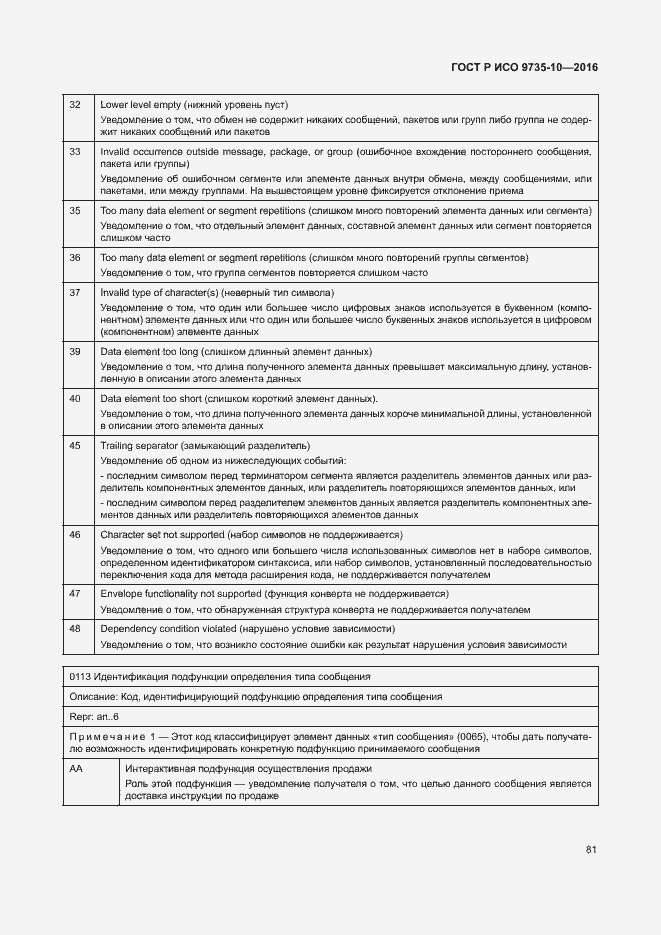 Страница 85 ГОСТ Р ИСО 9735-10-2016