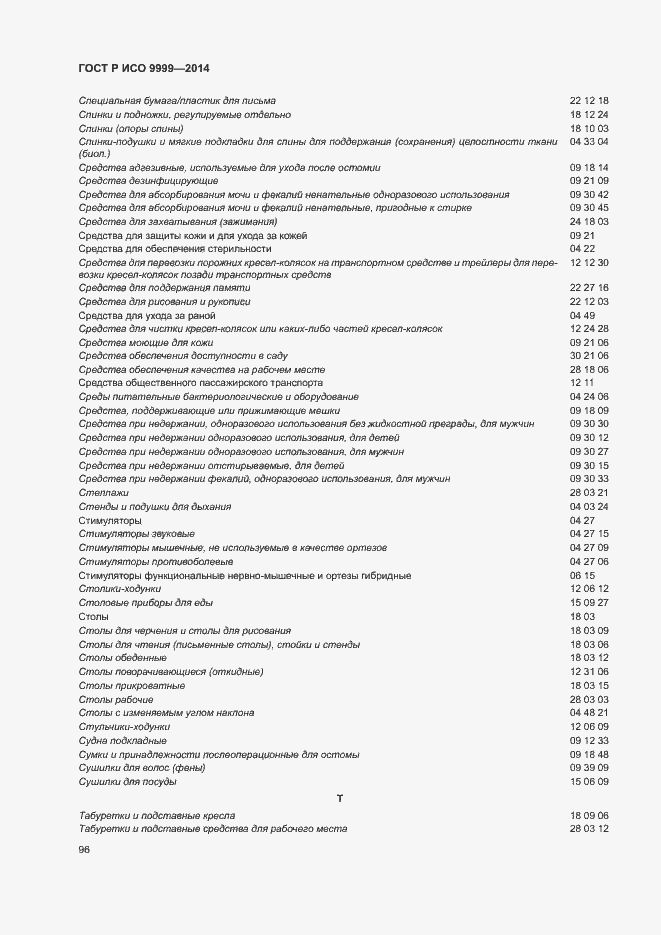 Страница 101 ГОСТ Р ИСО 9999-2014