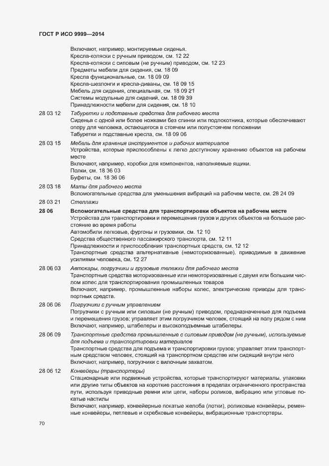 Страница 75 ГОСТ Р ИСО 9999-2014