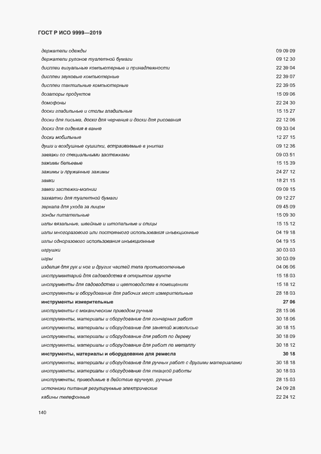 Страница 145 ГОСТ Р ИСО 9999-2019