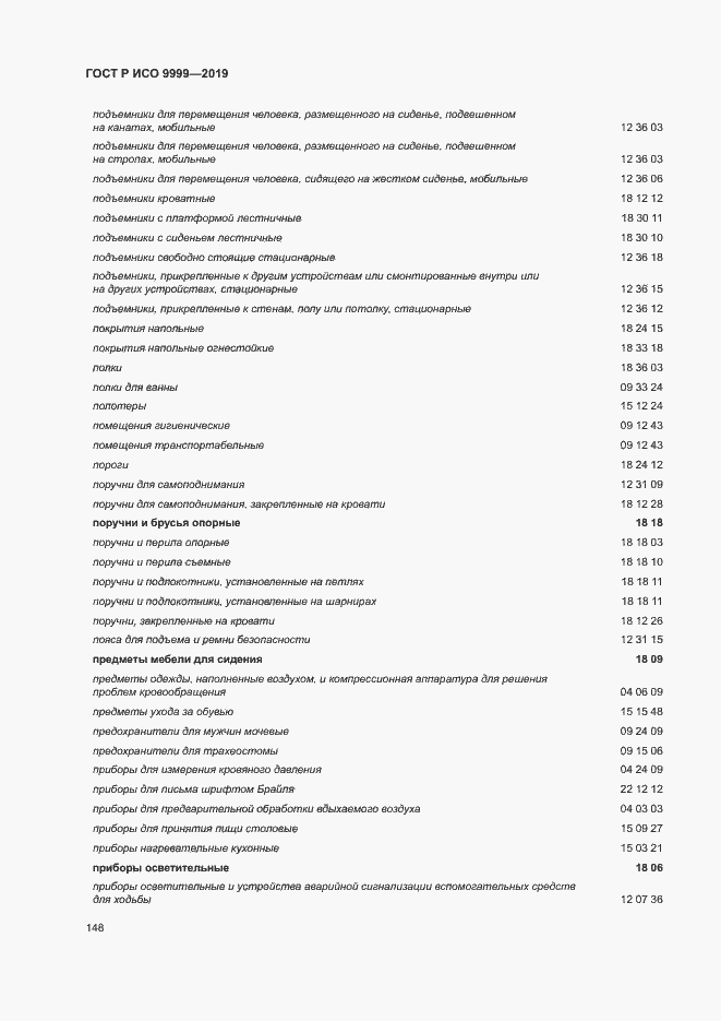 Страница 153 ГОСТ Р ИСО 9999-2019