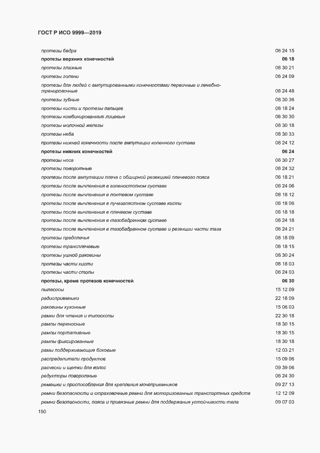 Страница 155 ГОСТ Р ИСО 9999-2019