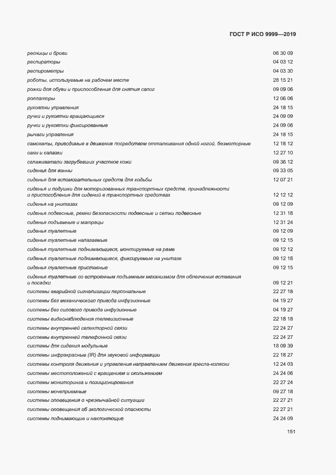 Страница 156 ГОСТ Р ИСО 9999-2019