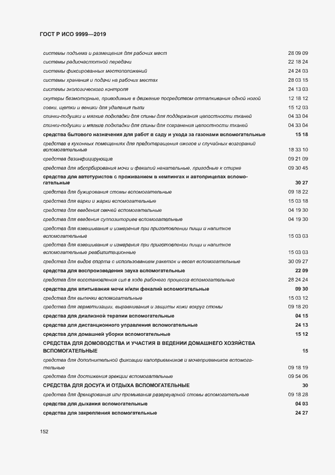 Страница 157 ГОСТ Р ИСО 9999-2019