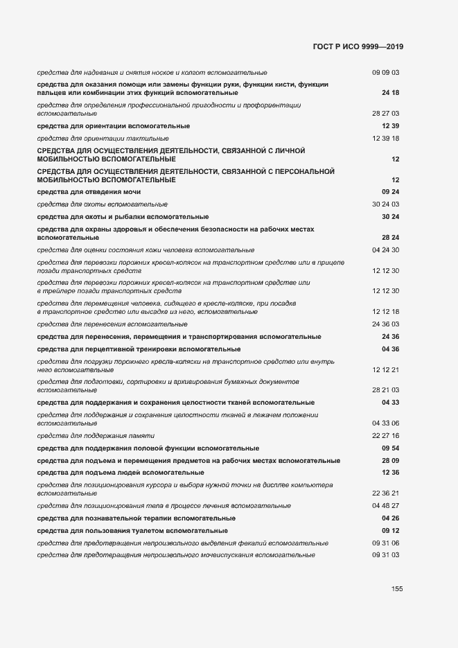 Страница 160 ГОСТ Р ИСО 9999-2019