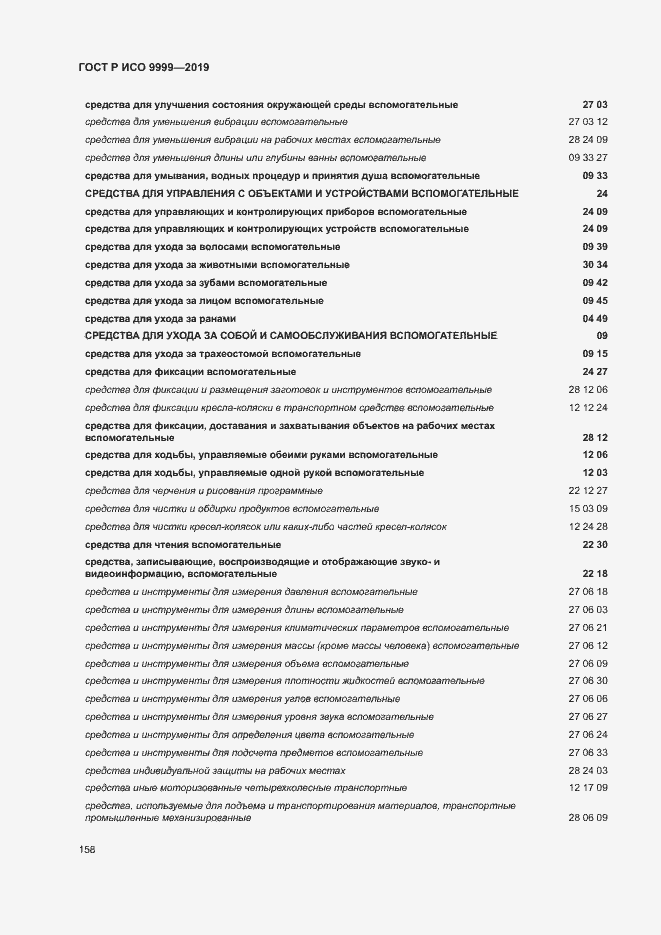 Страница 163 ГОСТ Р ИСО 9999-2019