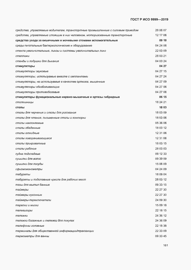 Страница 166 ГОСТ Р ИСО 9999-2019