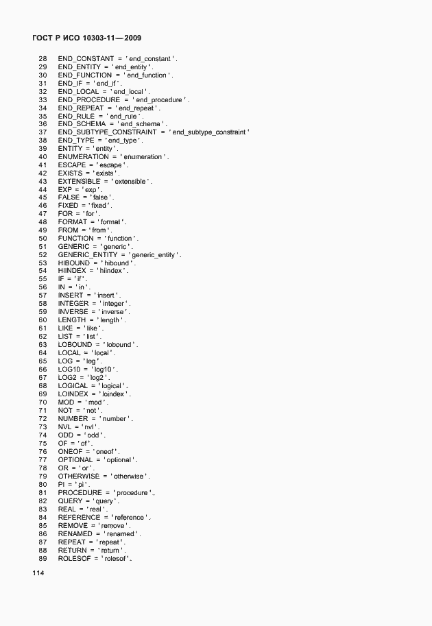 Страница 124 ГОСТ Р ИСО 10303-11-2009