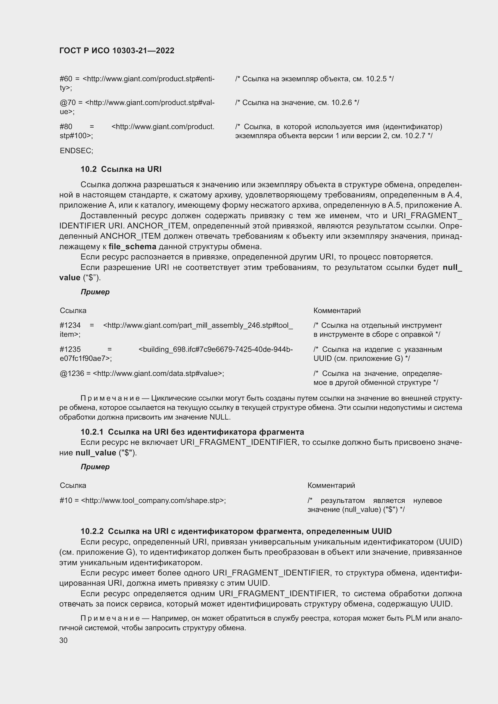 Страница 36 ГОСТ Р ИСО 10303-21-2022