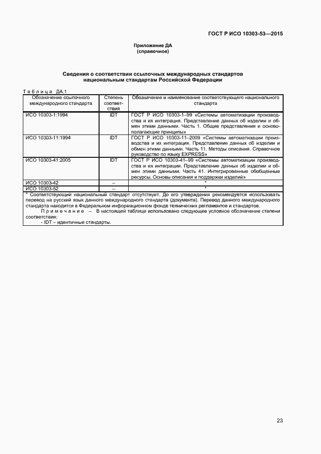 Страница 27 ГОСТ Р ИСО 10303-53-2015