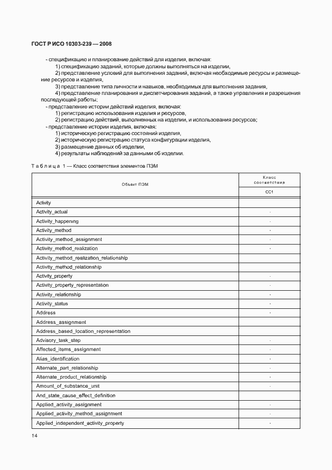 Страница 22 ГОСТ Р ИСО 10303-239-2008