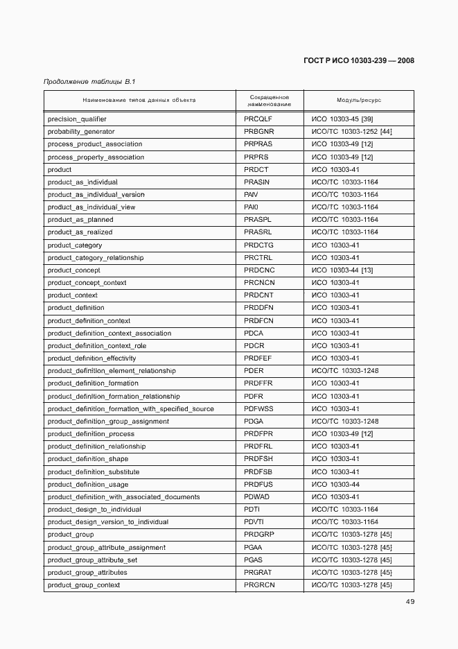 Страница 57 ГОСТ Р ИСО 10303-239-2008