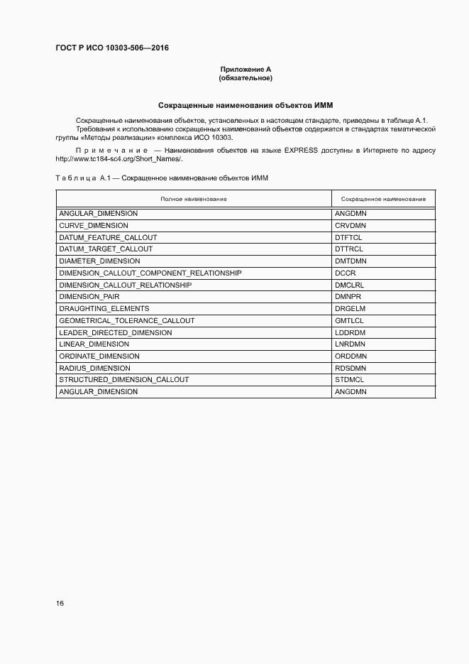 Страница 20 ГОСТ Р ИСО 10303-506-2016