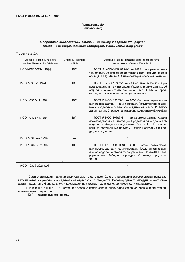 Страница 40 ГОСТ Р ИСО 10303-507-2009