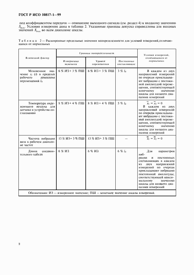 Страница 11 ГОСТ Р ИСО 10817-1-99