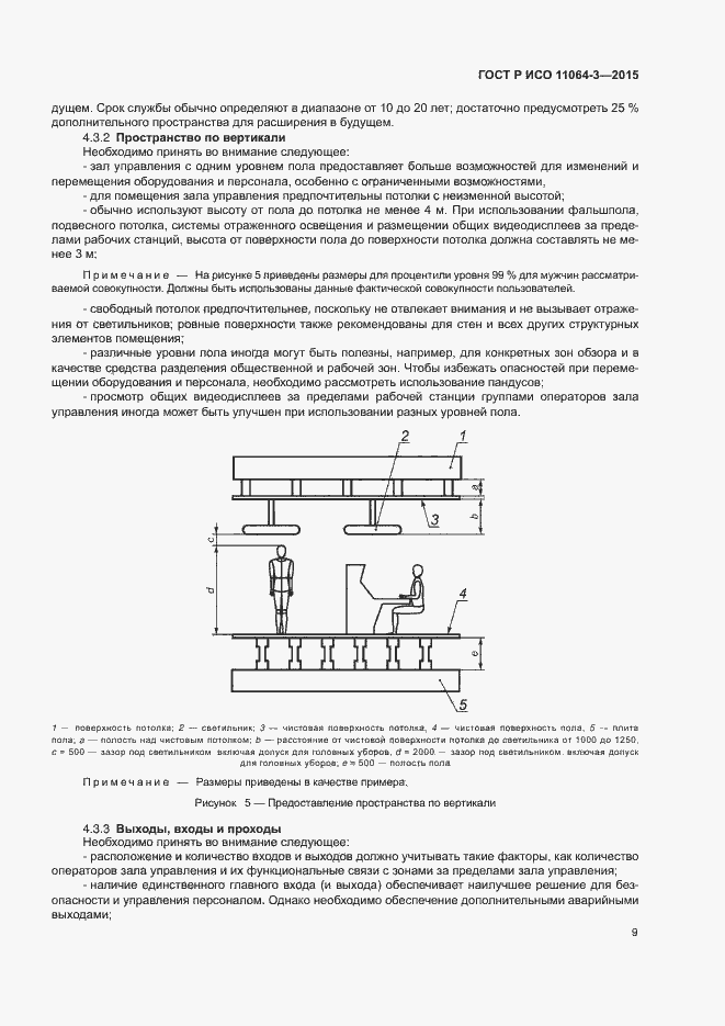 Страница 13 ГОСТ Р ИСО 11064-3-2015