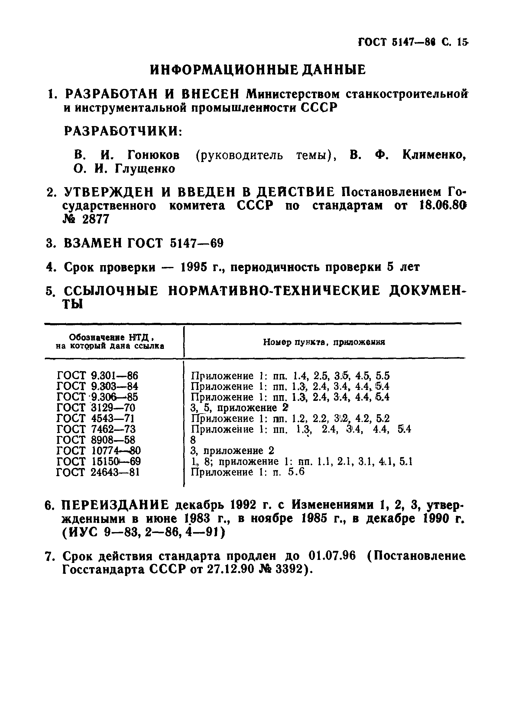 Страница 16 ГОСТ 5147-80
