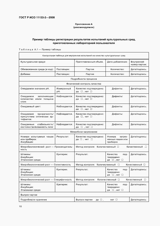 Страница 14 ГОСТ Р ИСО 11133-2-2008