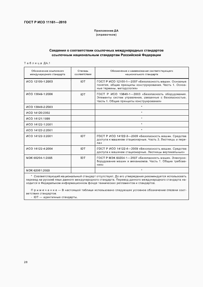 Страница 34 ГОСТ Р ИСО 11161-2010