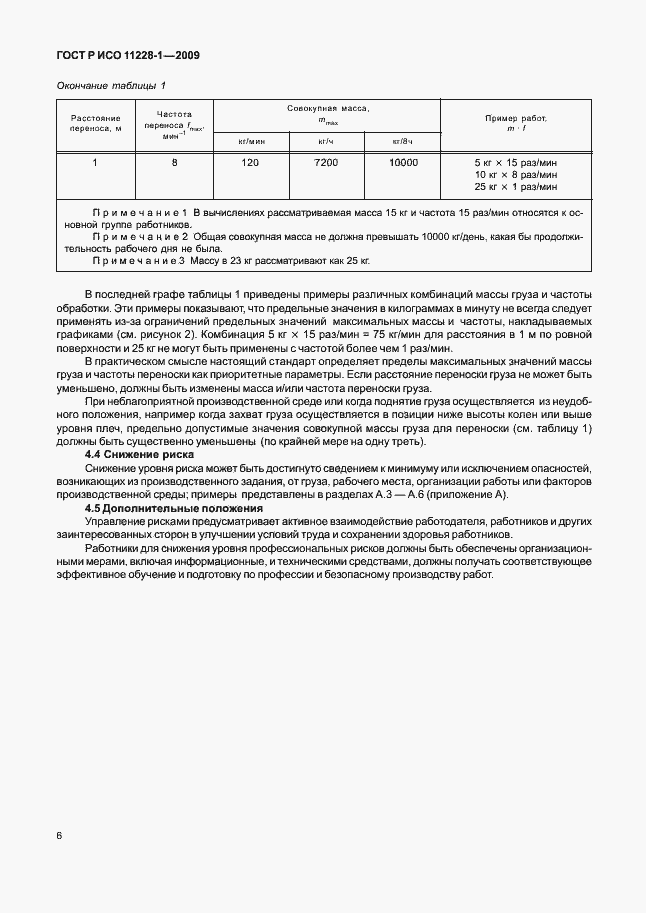 Страница 10 ГОСТ Р ИСО 11228-1-2009