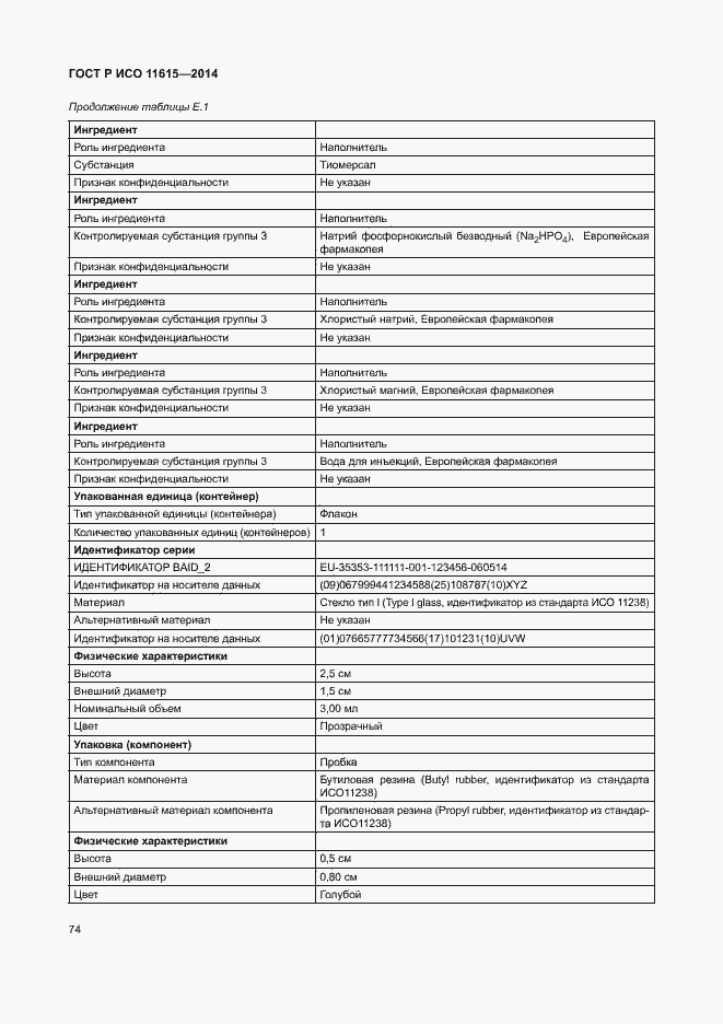 Страница 80 ГОСТ Р ИСО 11615-2014