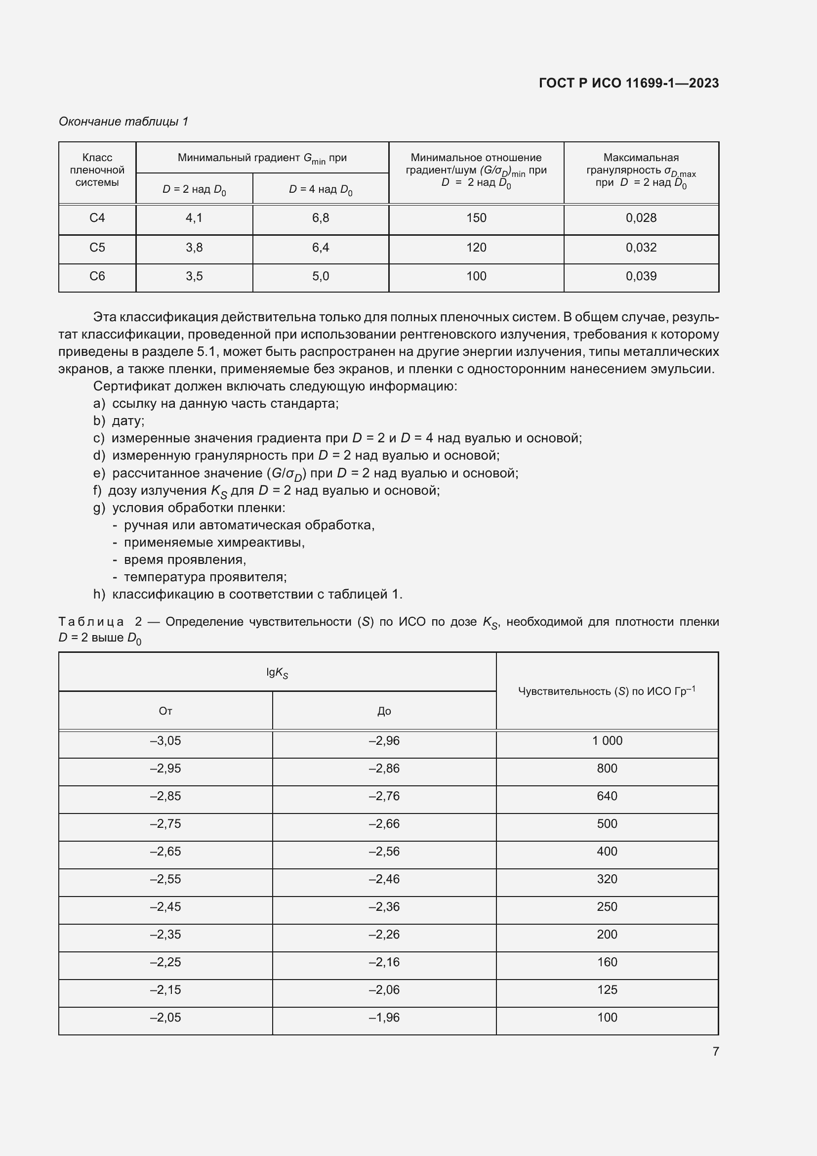 Страница 11 ГОСТ Р ИСО 11699-1-2023