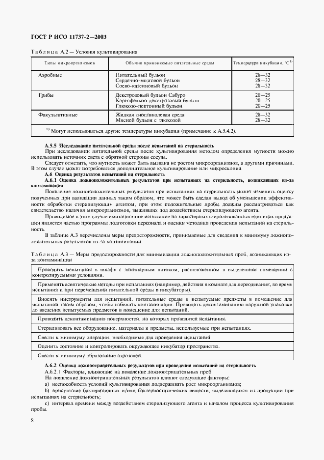 Страница 12 ГОСТ Р ИСО 11737-2-2003