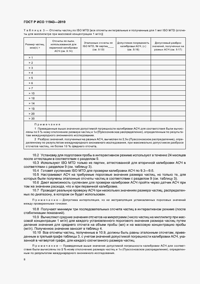 Страница 12 ГОСТ Р ИСО 11943-2010