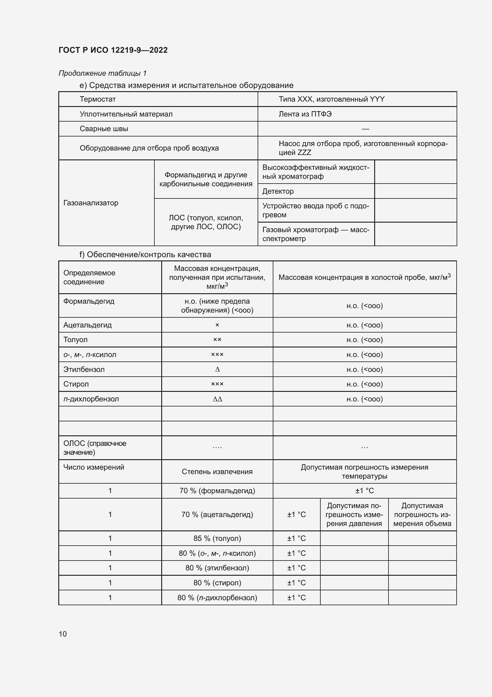 Страница 14 ГОСТ Р ИСО 12219-9-2022