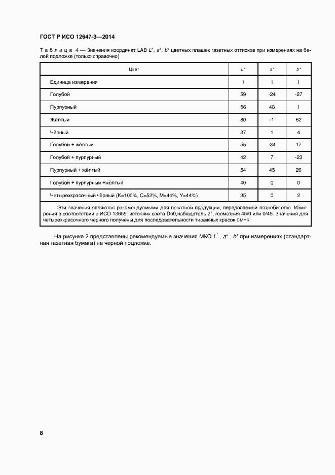 Страница 12 ГОСТ Р ИСО 12647-3-2014