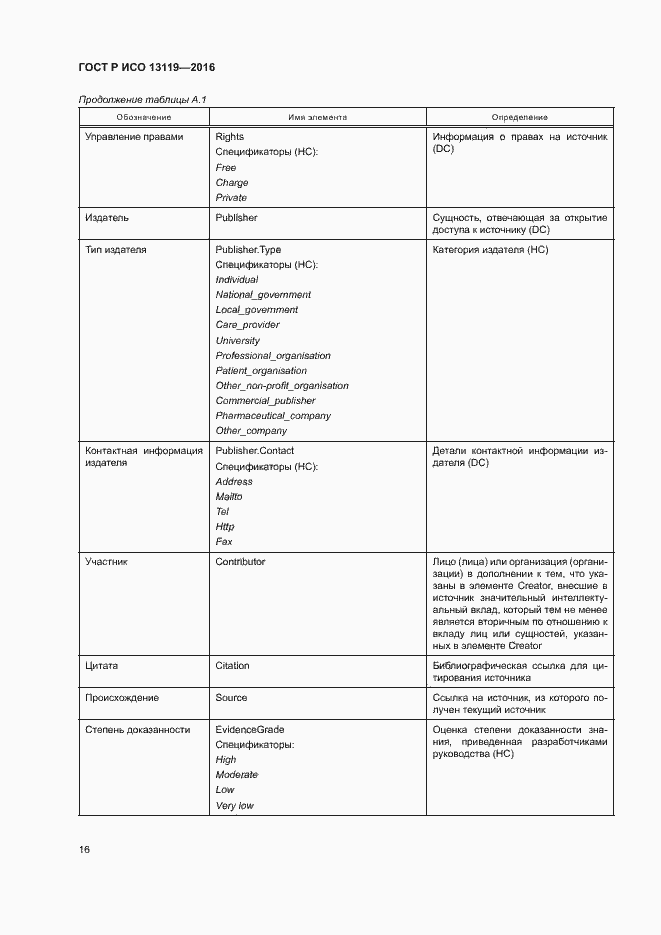 Страница 21 ГОСТ Р ИСО 13119-2016