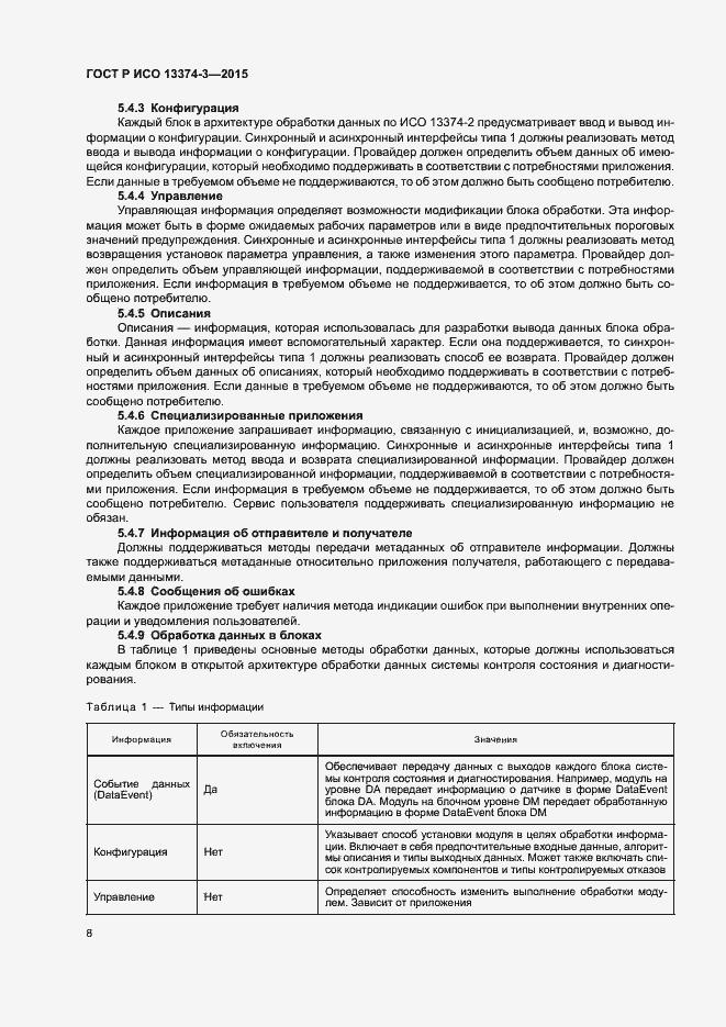 Страница 12 ГОСТ Р ИСО 13374-3-2015