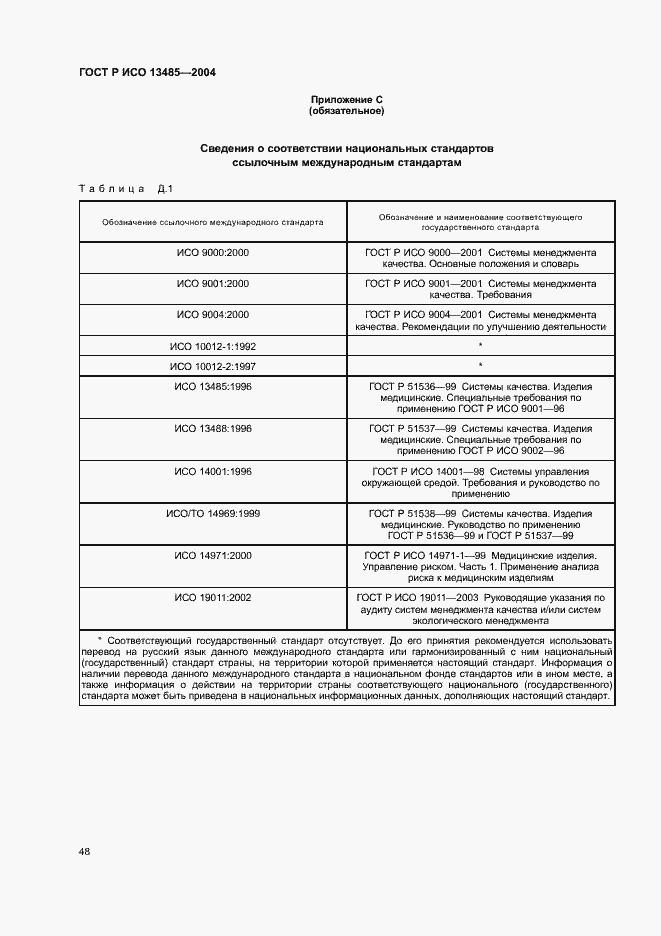 Страница 52 ГОСТ Р ИСО 13485-2004