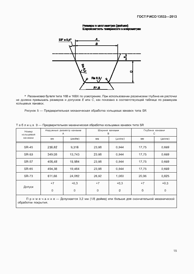 Страница 19 ГОСТ Р ИСО 13533-2013