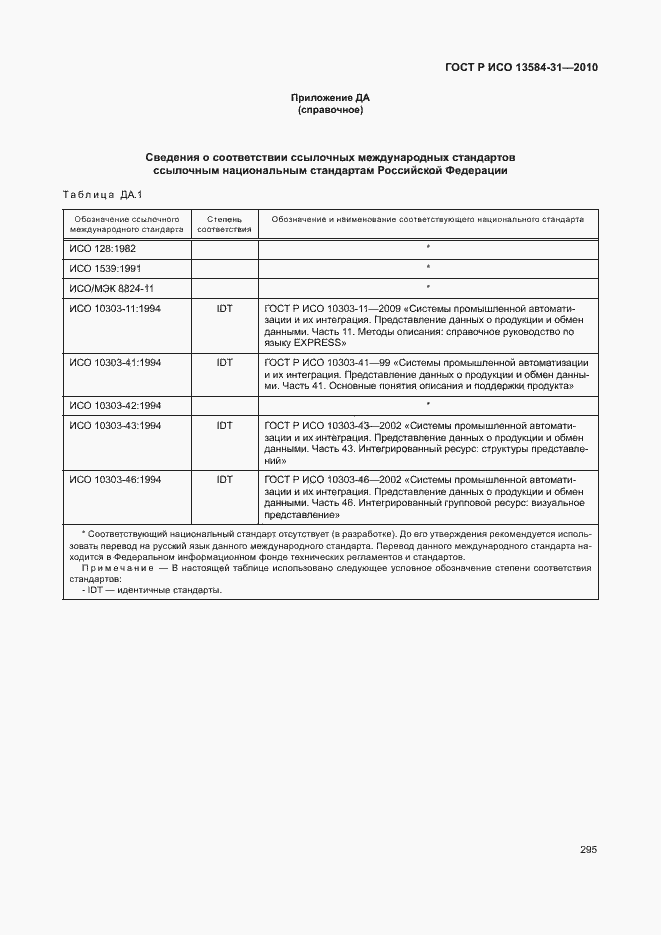Страница 300 ГОСТ Р ИСО 13584-31-2010