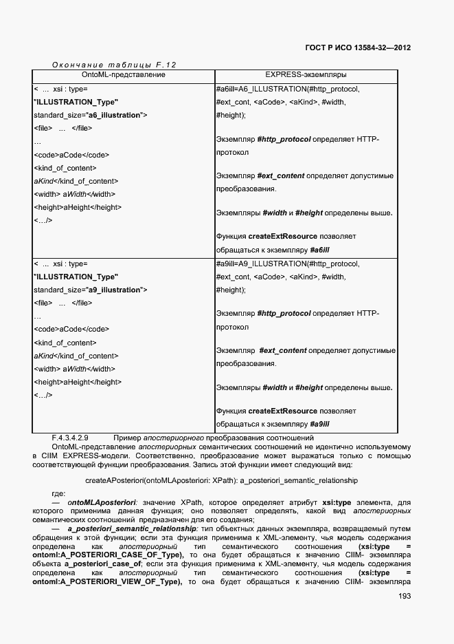 Страница 197 ГОСТ Р ИСО 13584-32-2012